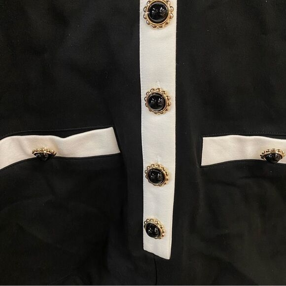 Lovers + Friends Audrey romper Black and White jumpsuit stretch Revolve M - Picture 6 of 8